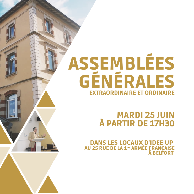 Ouverture des inscriptions : Assemblées Générales 2023 - 2024