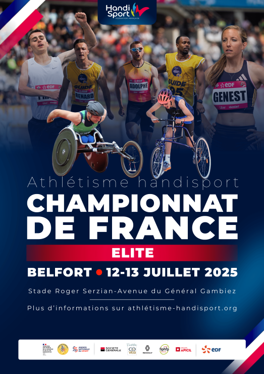 Information : Championnat de France d'athlétisme handisport